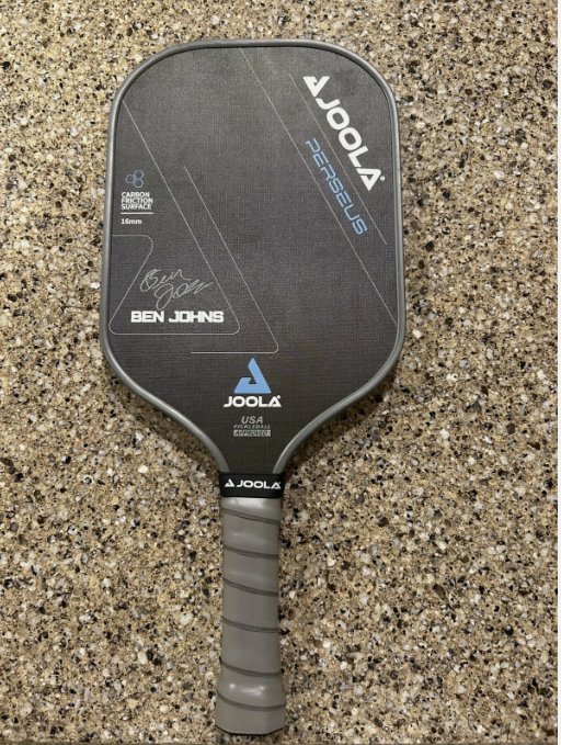 New Joola Ben Johns PERSEUS CFS 16mm Carbon Pickleball Paddle - Black (18516)