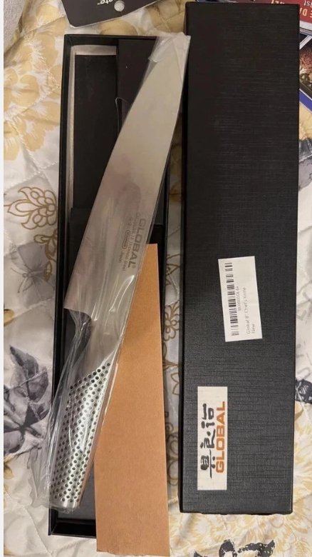 global 8" Classic Japanese Chefs Knife G-2 Master Chefs Knife