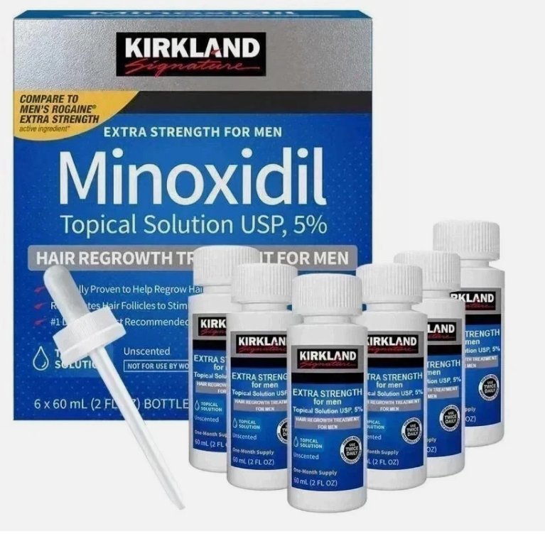 Kirkland Minoxidil 5% Extra Strength Men 6 Month Supply Hair Regrowth...