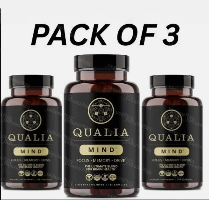 (3 Pack) Qualia Mind Brain 2.0 Supplement Nootropics - 120 Capsules - New