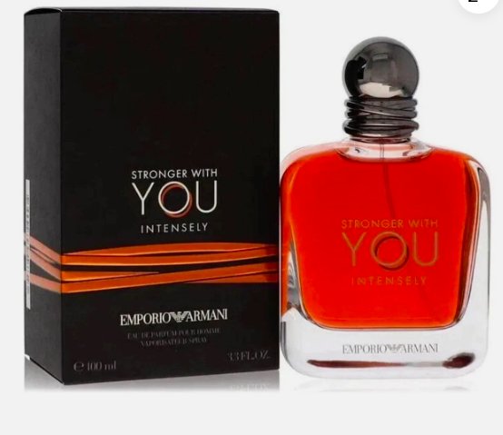 Stronger With You Intensely by Armani cologne men's EDP 3.3 / 3.4 oz New in Box